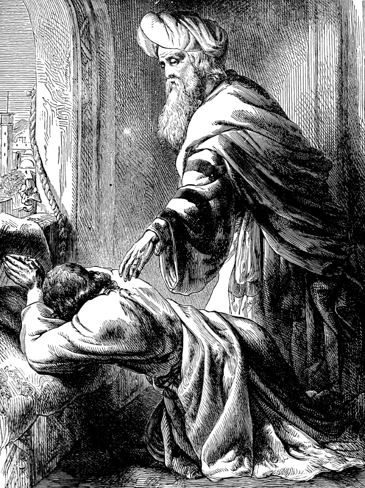 24 Ananias restoring Pauls sight