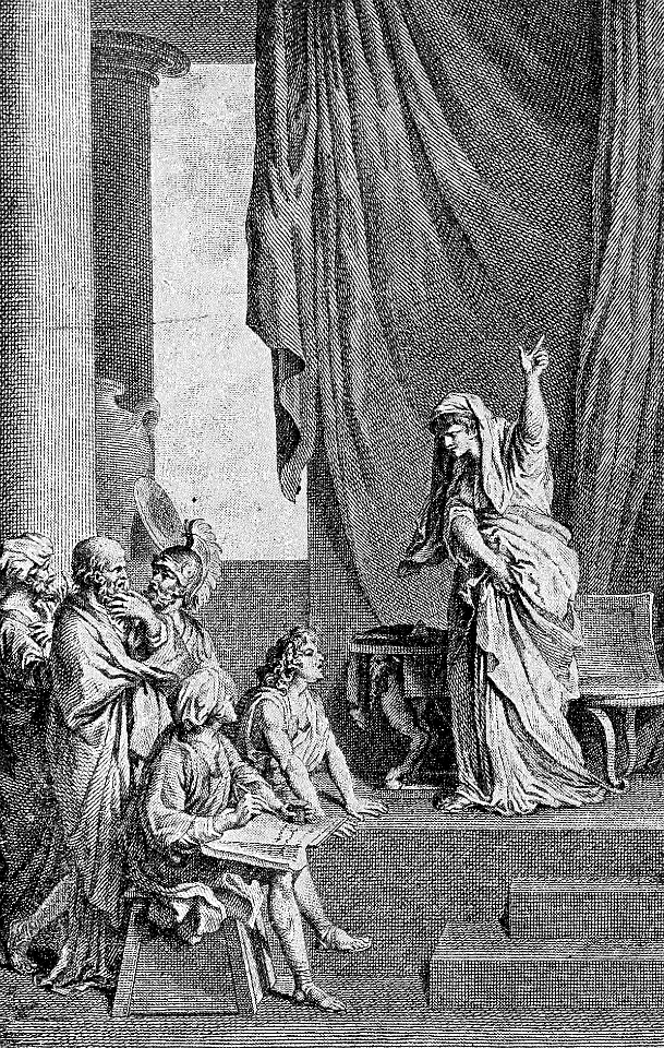 156 Josiah consults the Prophetess - Free Stock Illustrations | Creazilla