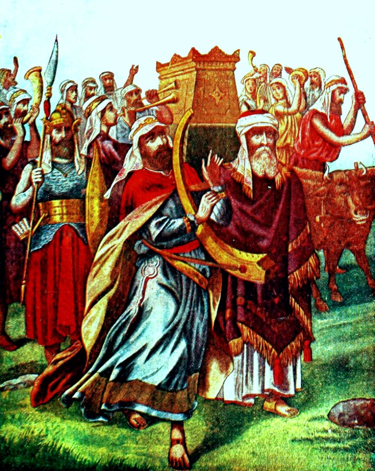 116 David leading the Ark (color)