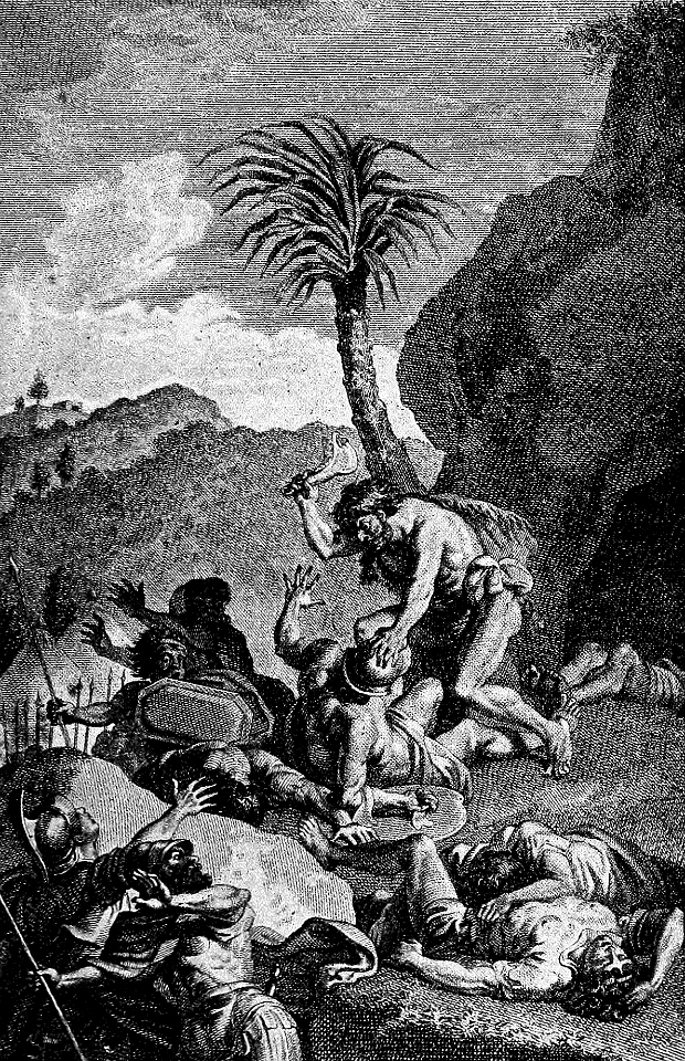 094 Samson slaying the Philistines