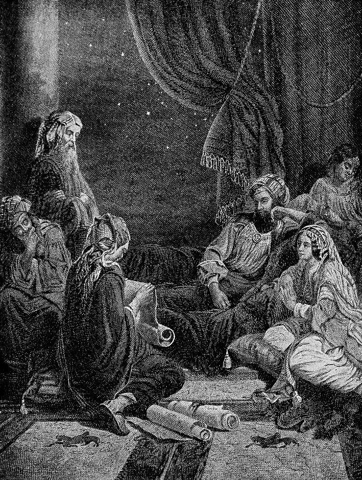 054 The Scribes reading the Chronicles to Ahasuerus