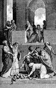039 The Rod of Aaron changed into a Serpent