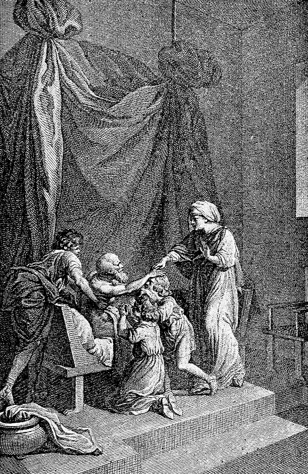 034 Jacob blessing the Sons of Joseph