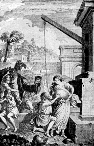 017 Abrahams Servant and Rebekah at the Well