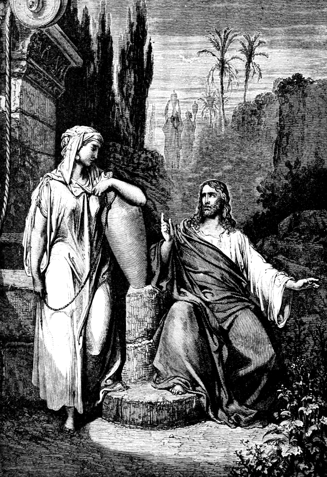 022 Jesus talks with the Samaritan Woman at the Well