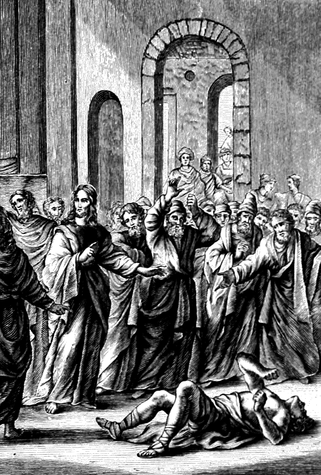 026 Luke 04 - Evil spirit cast out in the Synagogue