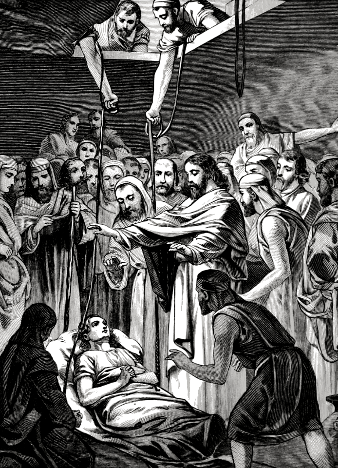 030 Healing the paralytic let down through the Roof