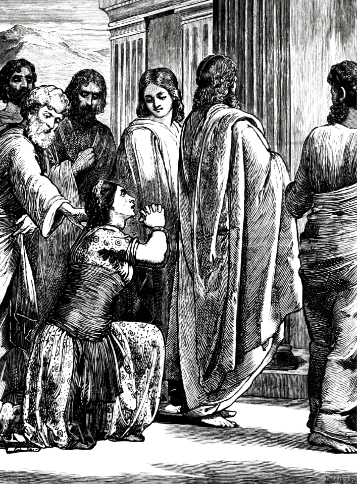 064 The Syro Phonecian Woman prays that her daughter may be cured (Canaanite)
