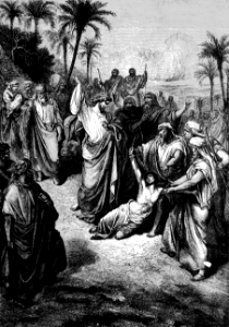 068 Jesus casts the Evil Spirit out of the Young Man