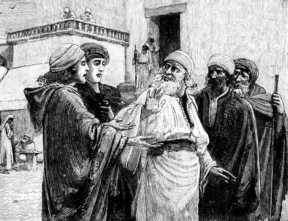 075 The Samaritans refuse to receive Jesus (by refusing the disciples invitation)