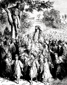 103 Zaccheus in the Sycamore Tree - Jesus asks him to come down