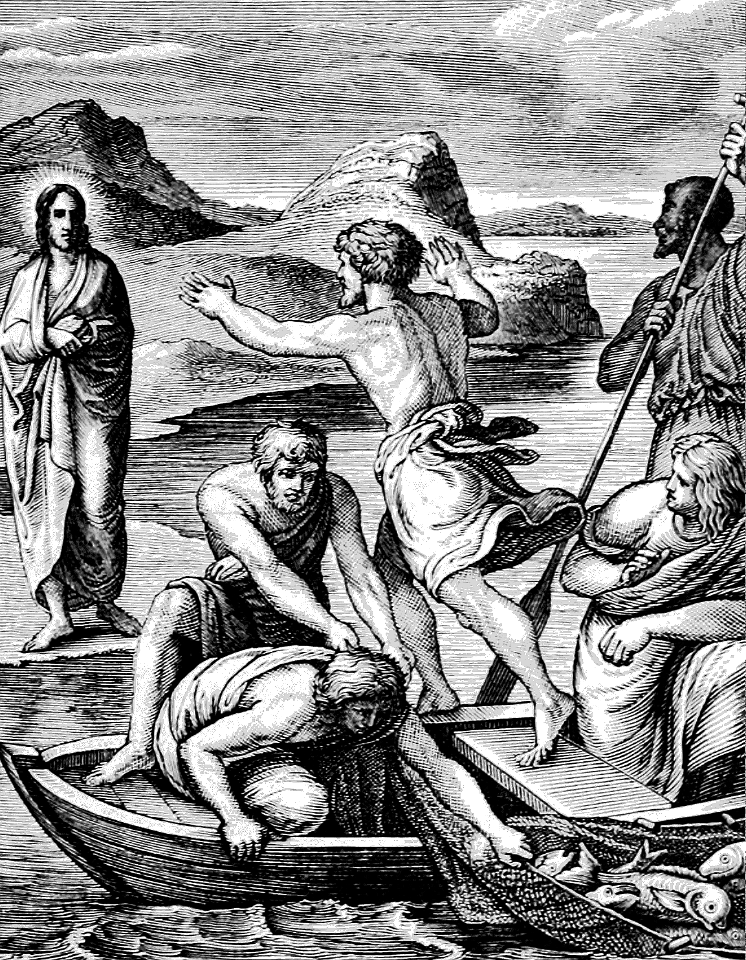 147 Peter leaps into the Water to go to Jesus