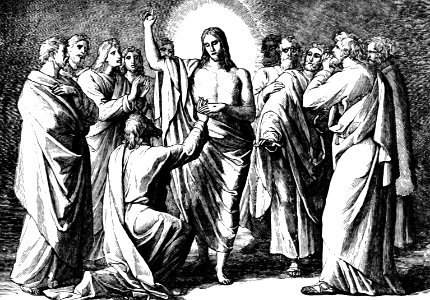 146 Thomas touches Jesus and believes