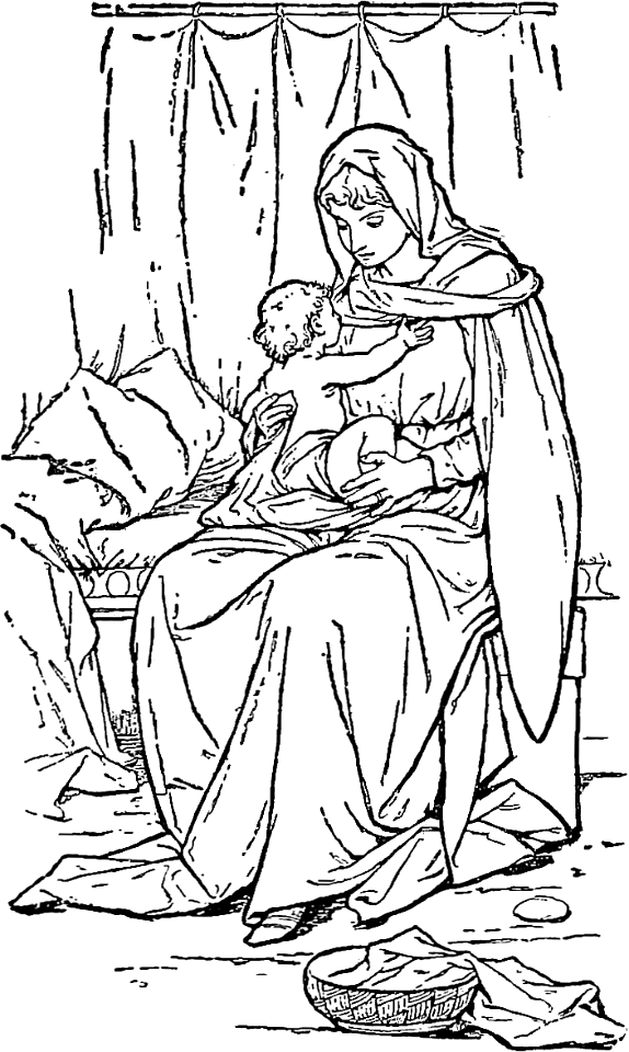 28 Hannah with baby Samuel