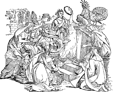 33 Solomon led astray by his wives to worship false gods