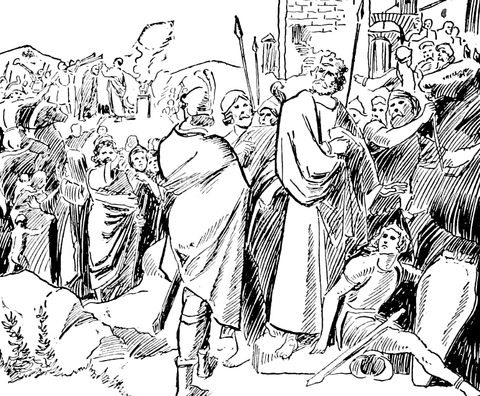 34 Jeroboam confronts Rehoboam