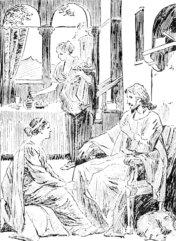 13 Jesus at the house of Mary and Martha