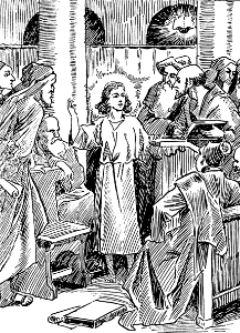 04 Jesus as a boy in the Temple, questioning the Doctors