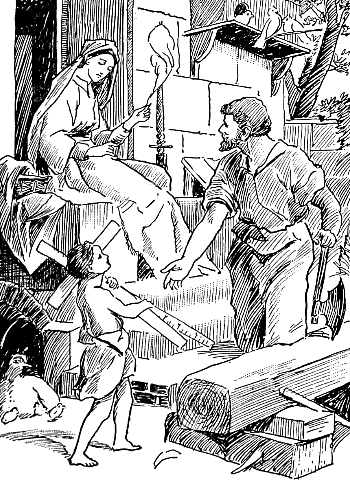 03 Jesus as a Boy, helping Joseph