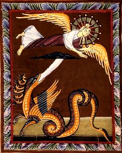 Revelation 12 - Dragon Pursuing Woman in Wilderness