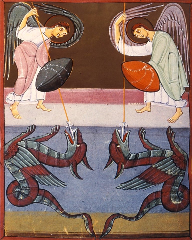 Revelation 12 - Michael Fights Dragon
