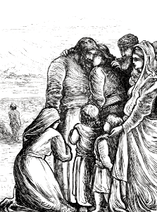 Acts 20 v37 - The believers at Ephesus weep at Pauls departure