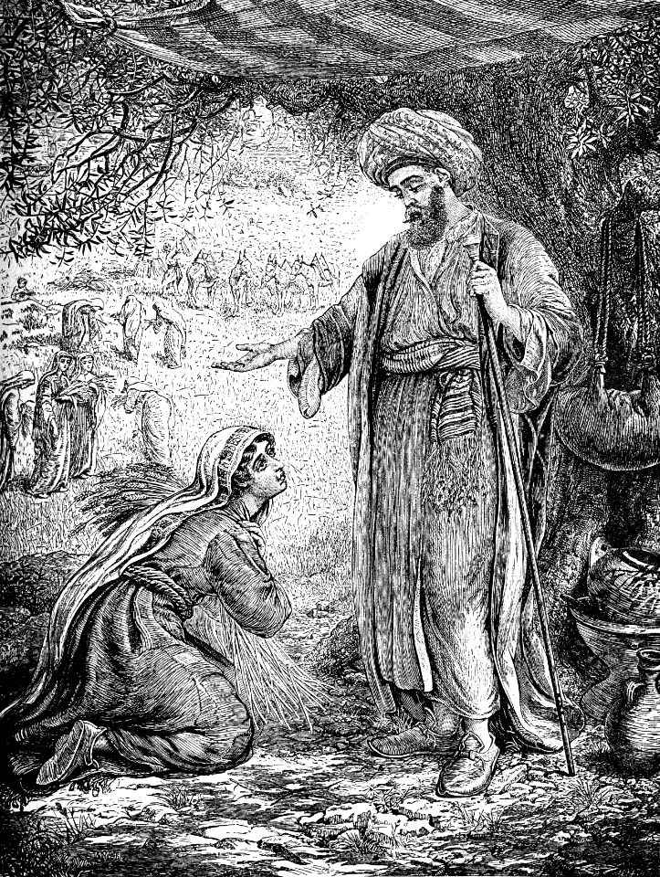 28 Boaz showing kindness to Ruth