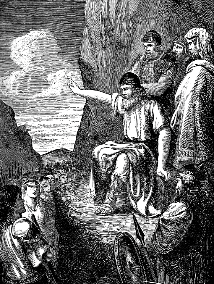 23 Joshua exhorting the people