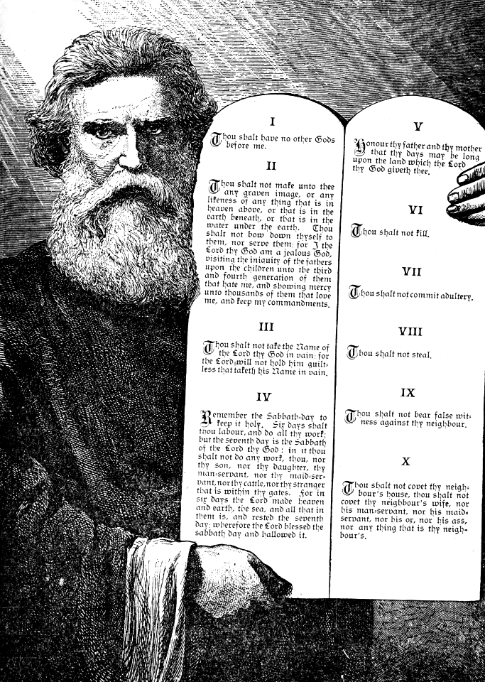 14 Moses with the Ten Commandments (correct numbering)
