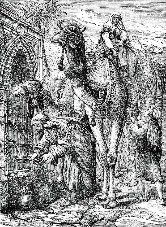 07 Rebekah journeying to Isaac