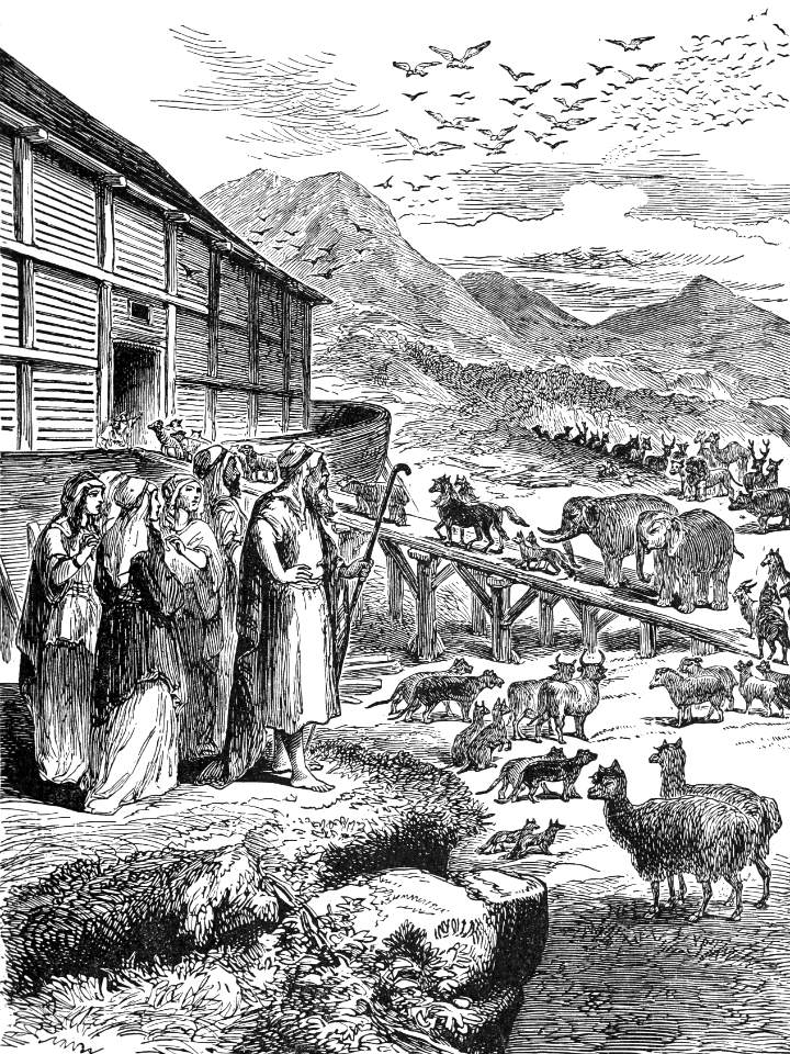 02 The Animals entering Noahs Ark