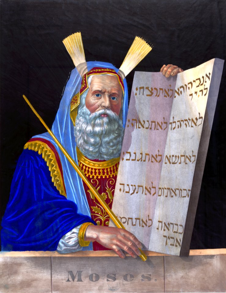 Moses with the Law (color) (1874)