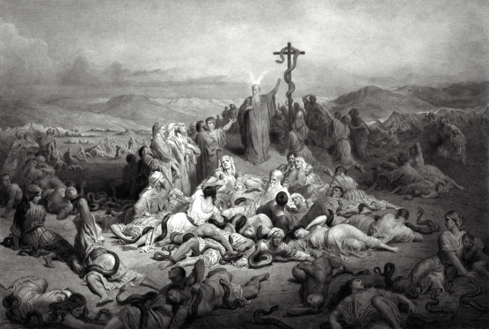 The Brazen Serpent (Francois-Dore 1883)