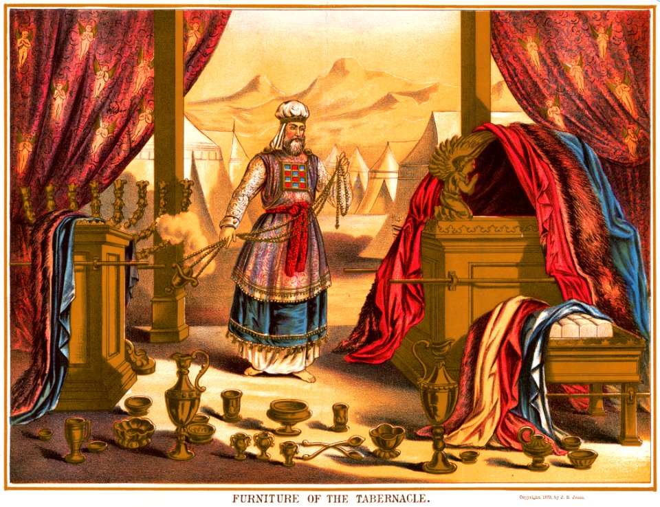 High Priest and Furniture of the Tabernacle (Jones 1879)