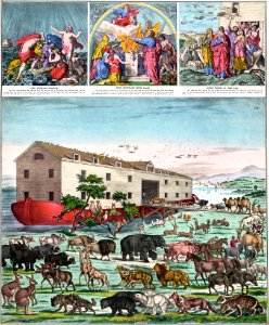 Noahs Ark and the Deluge (color)