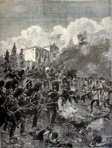 "Un episodio della Bataglia di Custoza, 1848, Il Belvedere…
