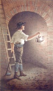 "Iluminación en minas..."