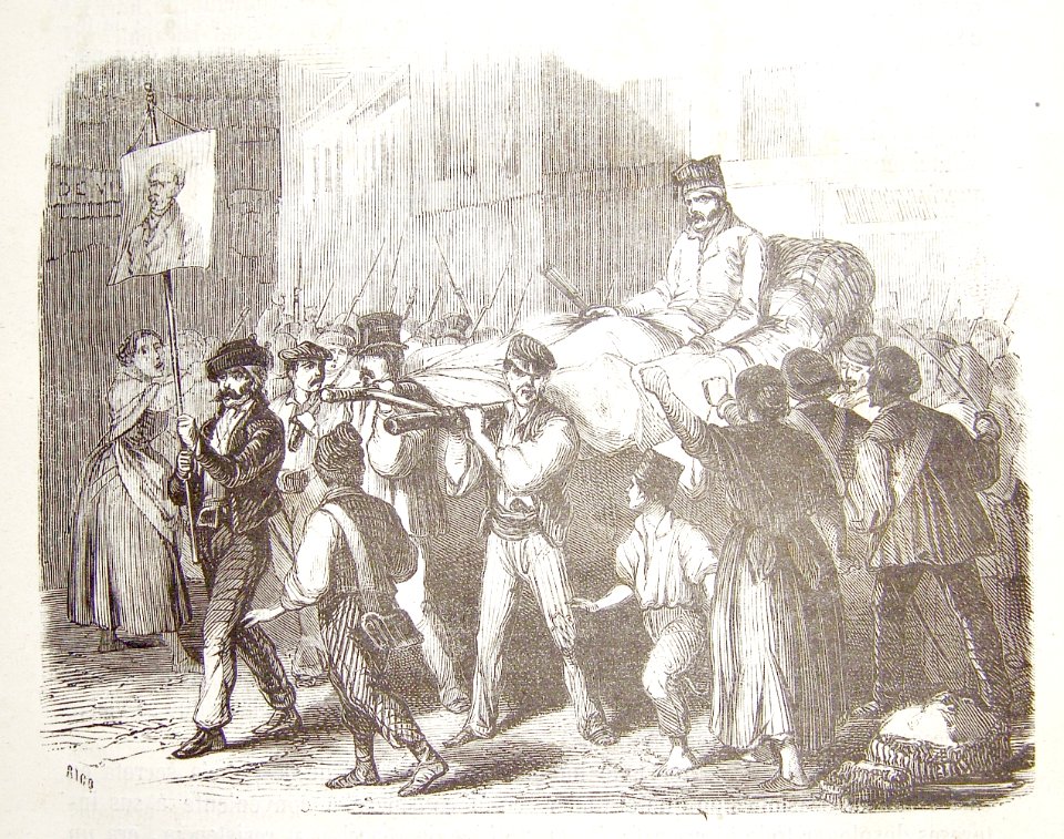 La revolucion de Julio en Madrid..