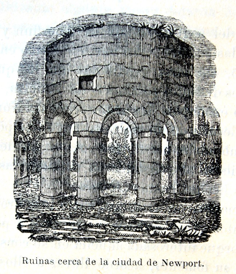 "Ruinas cerca de la ciudad de Newport"