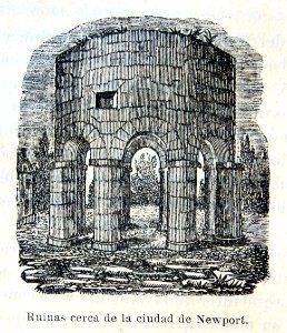 "Ruinas cerca de la ciudad de Newport"