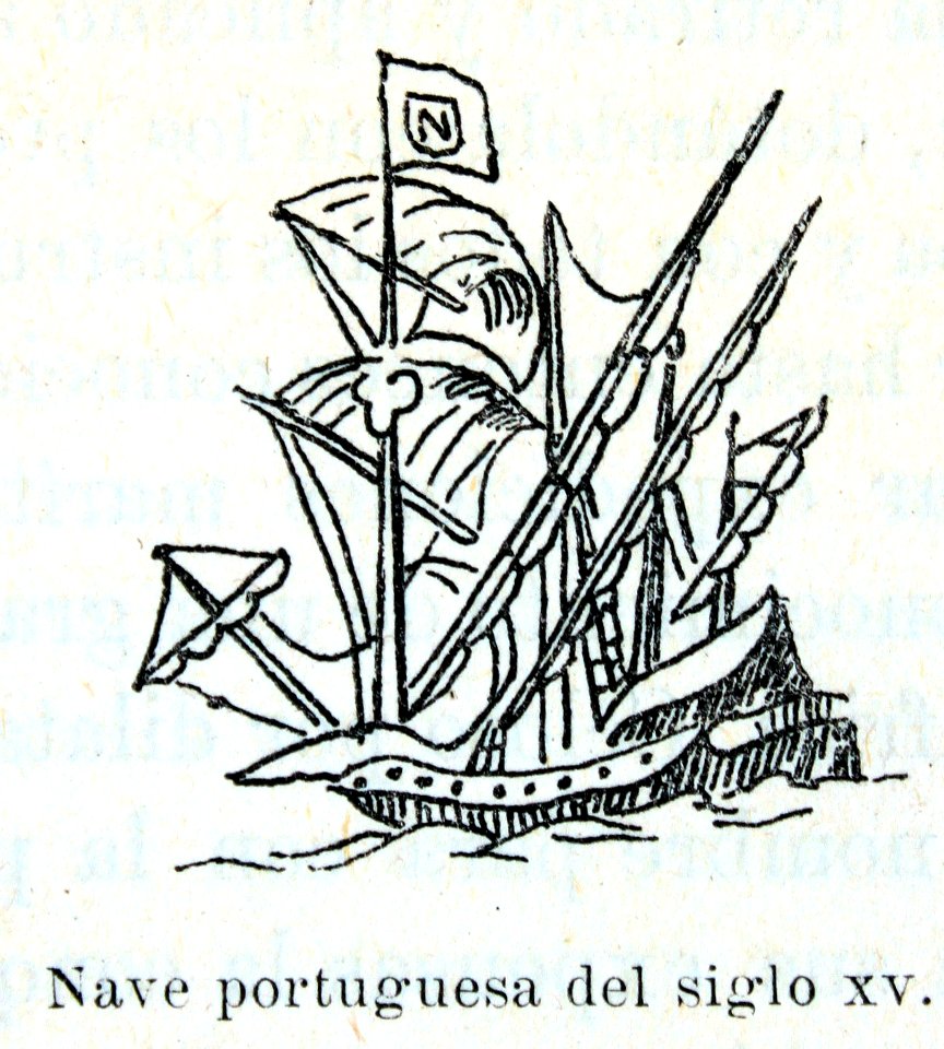 "Nave portuguesa del siglo XV".