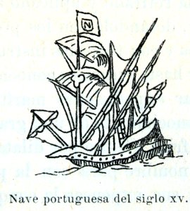 "Nave portuguesa del siglo XV".