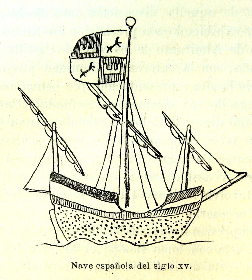 "Nave española del siglo XV".