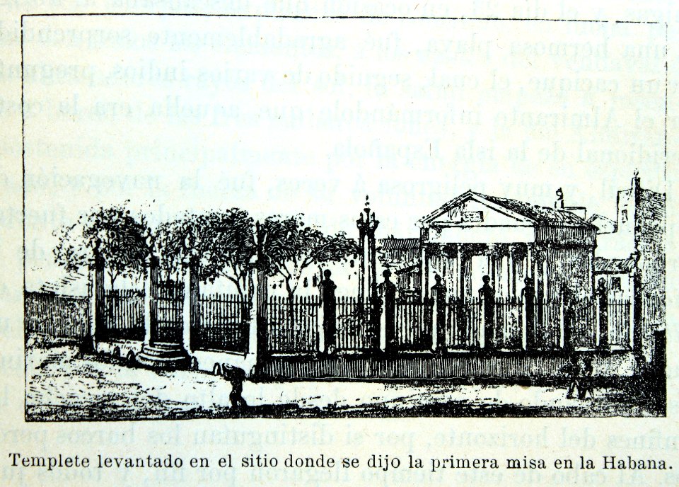 "Templete levantado en el sitio donde se djio la primera m…