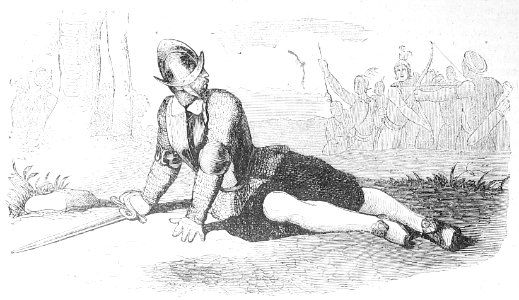 "Hernando Pizarro herido en Puná".