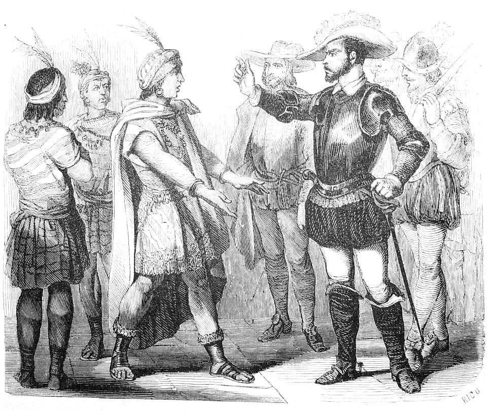 "Promesas del Inca para conseguir la libertad".