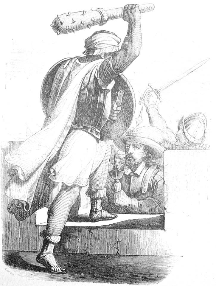"Heroica defensa del inca".