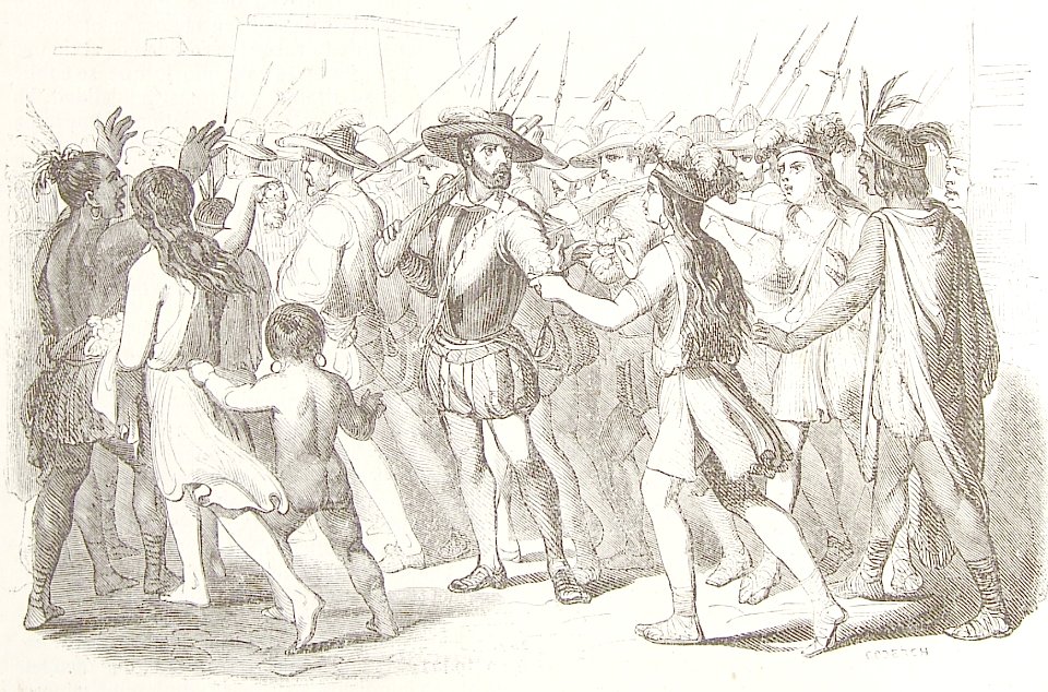 "Entrada de Hernán Cortés en Tlascala"