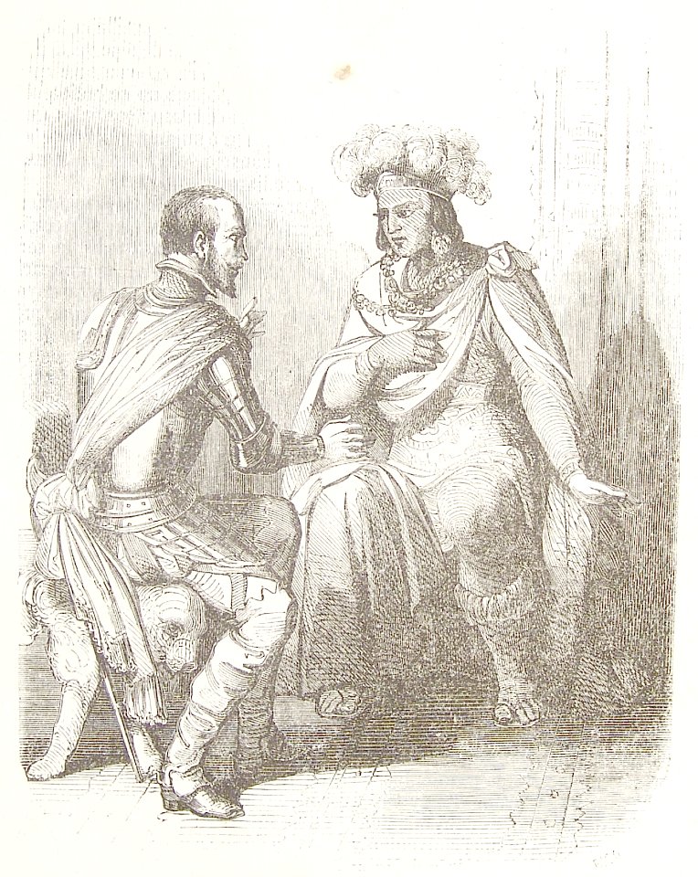 "Moctezuma comunica a Cortés..."