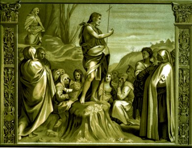 "Predicación de San Juan Bautista. (Copia de un fresco de …